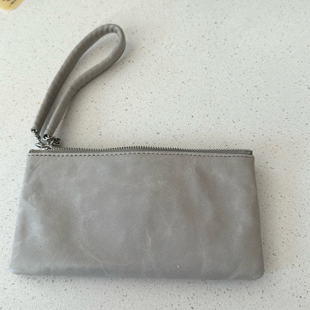 Grey Hobo wristlet